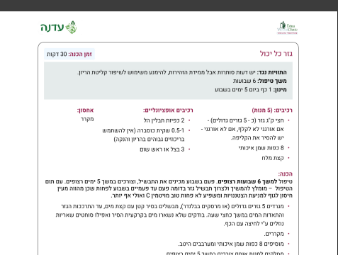 מתכון תבשיל גזר עשיר בויטמין A
